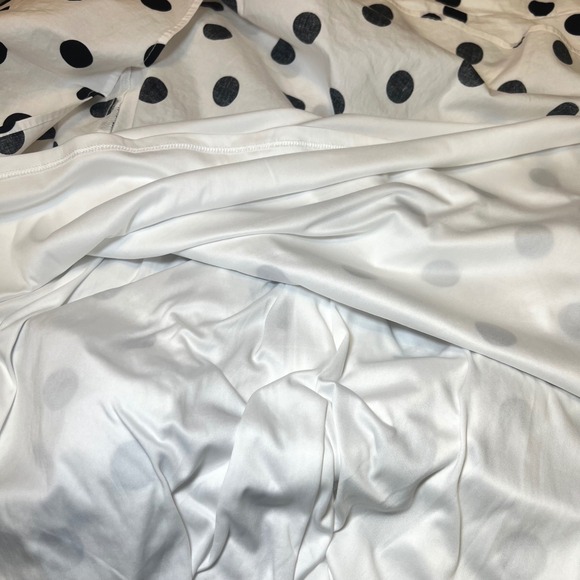 Torrid Size 3 Plus Size 3X White Black Polka Dot Sundress Sweetheart Fit & Flare - Picture 12 of 14